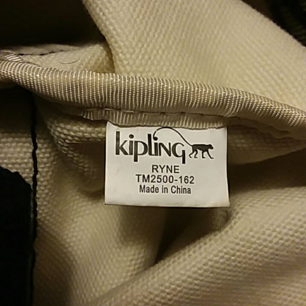 Kipling Ryne Print Circular Large Tote Bag & Pouch - image 7